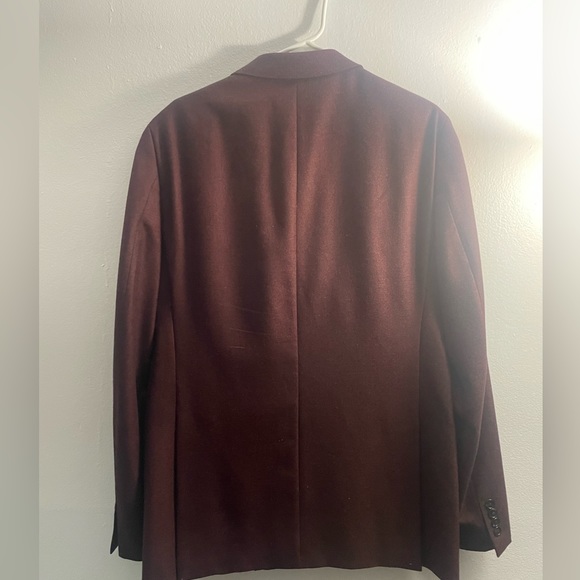 Ralph Lauren Men’s Blazer. Color: Burgundy Size: 40L - Picture 6 of 9